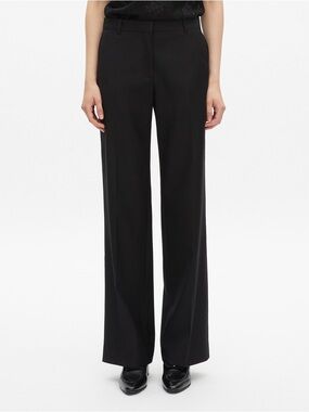 The Kooples Black Wool Tailored Trousers FR 42 US 8–10